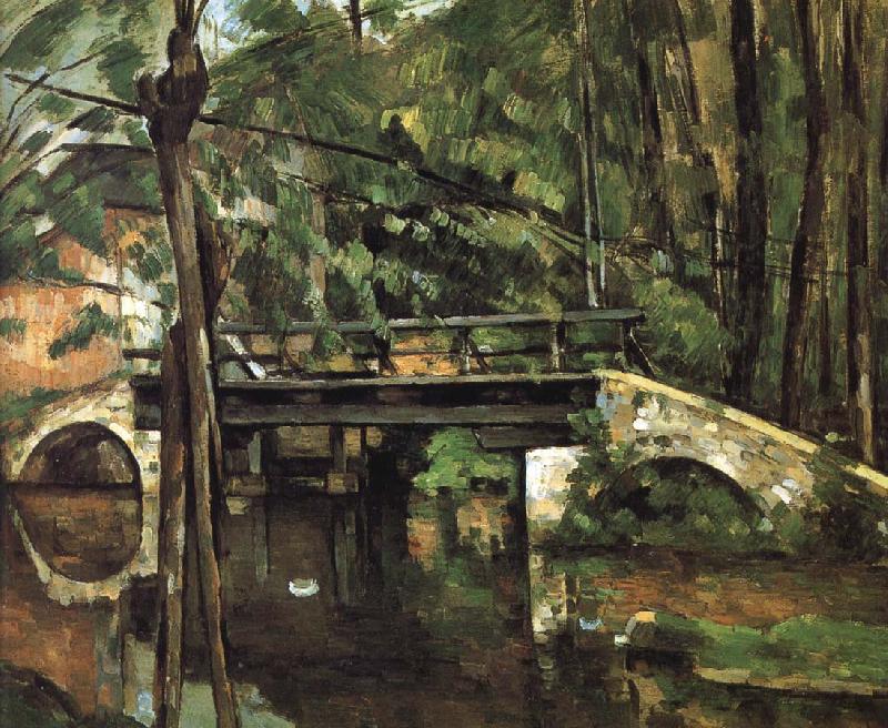 Paul Cezanne bridge Muncie oil painting picture